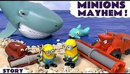 Fun Minions Toys Stop Motion Story With Cars Frank