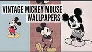 VINTAGE MICKEY MOUSE WALLPAPERS