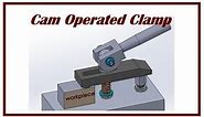 ⚡Cam Operated Clamp, mechanical engineering
