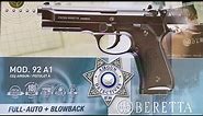 Beretta 92A1, Full Auto, Co2, .177, Blowback BB Pistol "Full Review" by Airgun Detectives
