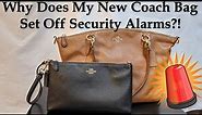 Why Does My New Coach Wallet or Bag Set Off Security Alarms? Security Tag and Where to Look for It