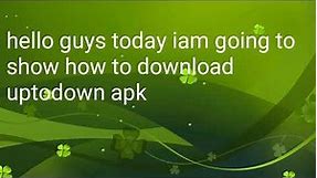 How to download uptodown apk (app store ) link in description|S1E4|
