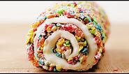 Marshmallow Fruity Pebble Roll | DIY Quick and Easy Treats | Fun Food Ideas by So Yummy