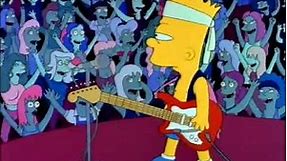 Kurt Cobain de Nirvana Bart Simpson