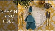 Napkin Ring - Napkin Folding Tutorial | Party Rental Ltd.
