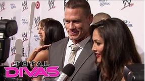 John Cena and Nikki Bella walk the red carpet during SummerSlam Week: Total Divas, Nov. 10, 2013