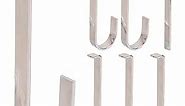 No Damage Siding Hook,6 Pack Stainless Steel Siding Hangers,Aluminum Alloy Hook,Hooks Designed for Fiber Cement Board siding That do not Require Drilling or screwing