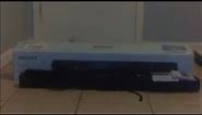My new Sony HT-S100F 120 watt sound bar review, overview, and sound test (READ DESC.)