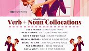 36 Examples of Verb   Noun Collocations [List] - MyEnglishTeacher.eu Blog