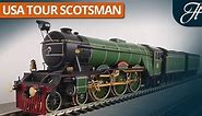 Hornby OO Gauge USA Tour Flying Scotsman - Model Overview & Running Session