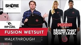 Rip Curl Fusion Wetsuit Review - SEAMS THAT DON'T LEAK! Walkthrough