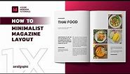 How to Basic to Create Minimalist Magazine Layout in Adobe Indesign CC 2020