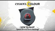 How to Paint Space Wolves: Pack Markings