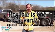 Rock N Dirt Yard Common Questions How Big Is One Yard