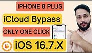 iPhone 8 Plus 16.7 iCloud Bypass One Click via Unlock Tool