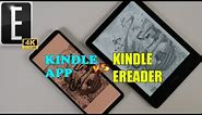 Kindle e-Reader vs Kindle App | The Differences Between