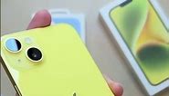 New YELLOW iPhone 14 Unboxing! ☀️🌼🍋