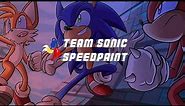 TEAM SONIC - Speedpaint (Sonic The Hedgehog)