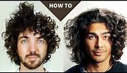 How To Make Coarse, Curly Hair Look Good ft. Jesse's Barbershop