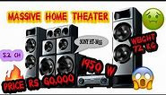 SONY HOME THEATER | HT-M55 STR-K55SW | Rs 60k | Subwoofers that really shake the Room | 1950W |72Kg