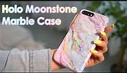 Holo Moonstone Marble Phone Case by Velvet Caviar