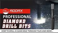 Diamond Drill Bits - TIMco "How To Tuesday" - Drilling a hole into tiles