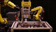 Robotic Arc Welding with Servo Robot Seam Tracking Process Control & FANUC ARC Mate 100iD Robot
