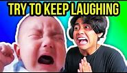 TRY TO KEEP LAUGHING CHALLENGE!