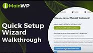MainWP Quick Setup Wizard: Walkthrough