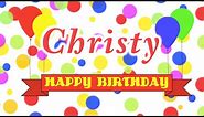 Happy Birthday Christy Song