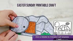 Printable Easter Craft for Kids: The Empty Tomb