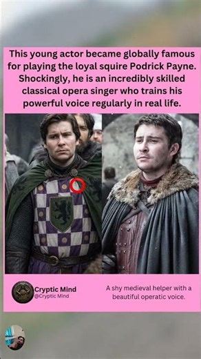 Podrick Payne Has a Secret Real-Life Talent No One Expected! ⚔️🎤