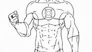 Top 10 Green Lantern Coloring Pages For Toddlers