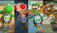 Mario Kart 8 Deluxe - All Characters Winning Animations (Bikes)
