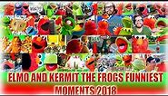 Elmo and Kermit The Frog's Funniest Moments 2018!