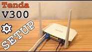 Tenda V300 Modem Router VDSL2 • Unboxing, installation, configuration and test