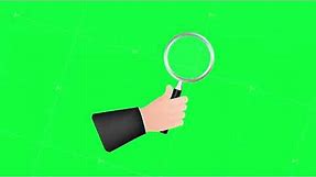 Magnifying glass hand for web background design. Magnifying glass icon.