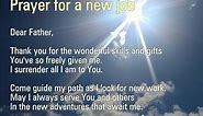 Prayer For A Friend Starting A New Job - CHURCHGISTS.COM