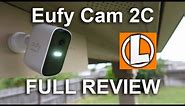 Eufy Cam 2C Review - Battery Powered WiFi Camera - Unboxing, Features, Settings, Video Quality