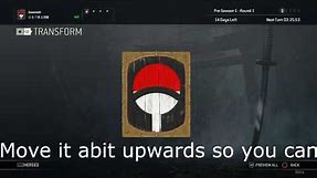 For Honor - How to create Uchiha Crest emblem (Samurai)