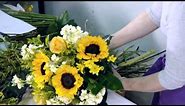 How to make a Cheerful Sunflowers Bouquet