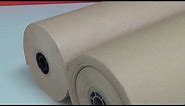 What is the difference between kraft and recycled paper rolls?
