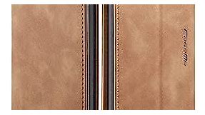 iPhone 8 Plus Wallet Case iPhone 7 Plus Leather Case, SINIANL Folio Case with Kickstand Credit Card Holder Magnetic Closure Folding Flip Book Cover Case for iPhone 7 Plus iPhone 8 Plus - Brown