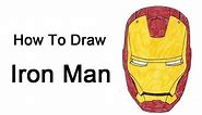 How to Draw Iron Man (Head/Helmet)