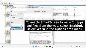 How to enable\disable Microsoft Defender SmartScreen in Windows 10 and 11