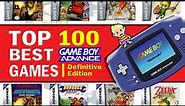 Top 100 Best Gameboy Advance (GBA) Games | 2023 Edition