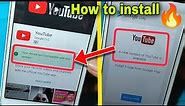 Your device isn't compatible with this version YouTube | How To Install YouTube on 4.4.4./5.1 (2024)
