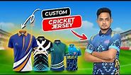 Custom Cricket Jersey Original Premium Sublimation Kit || White Label BD