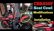 CBR650f Seat Cowl | Customization & Installation
