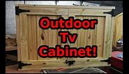 Custom Outdoor TV Cabinet!
